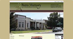 Desktop Screenshot of burnsmortuary.com