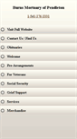 Mobile Screenshot of burnsmortuary.com
